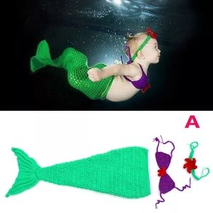 little mermaid newborn baby outfit